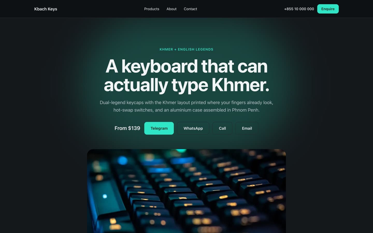 Kbach Keys — keyboard shop