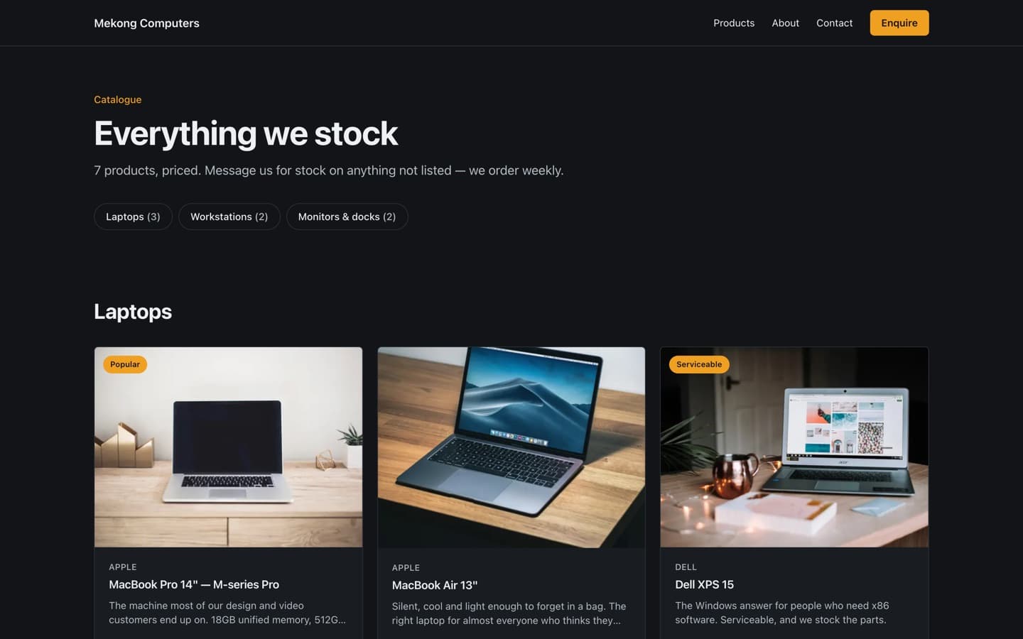 Mekong Computers — computer store - Screenshot 1
