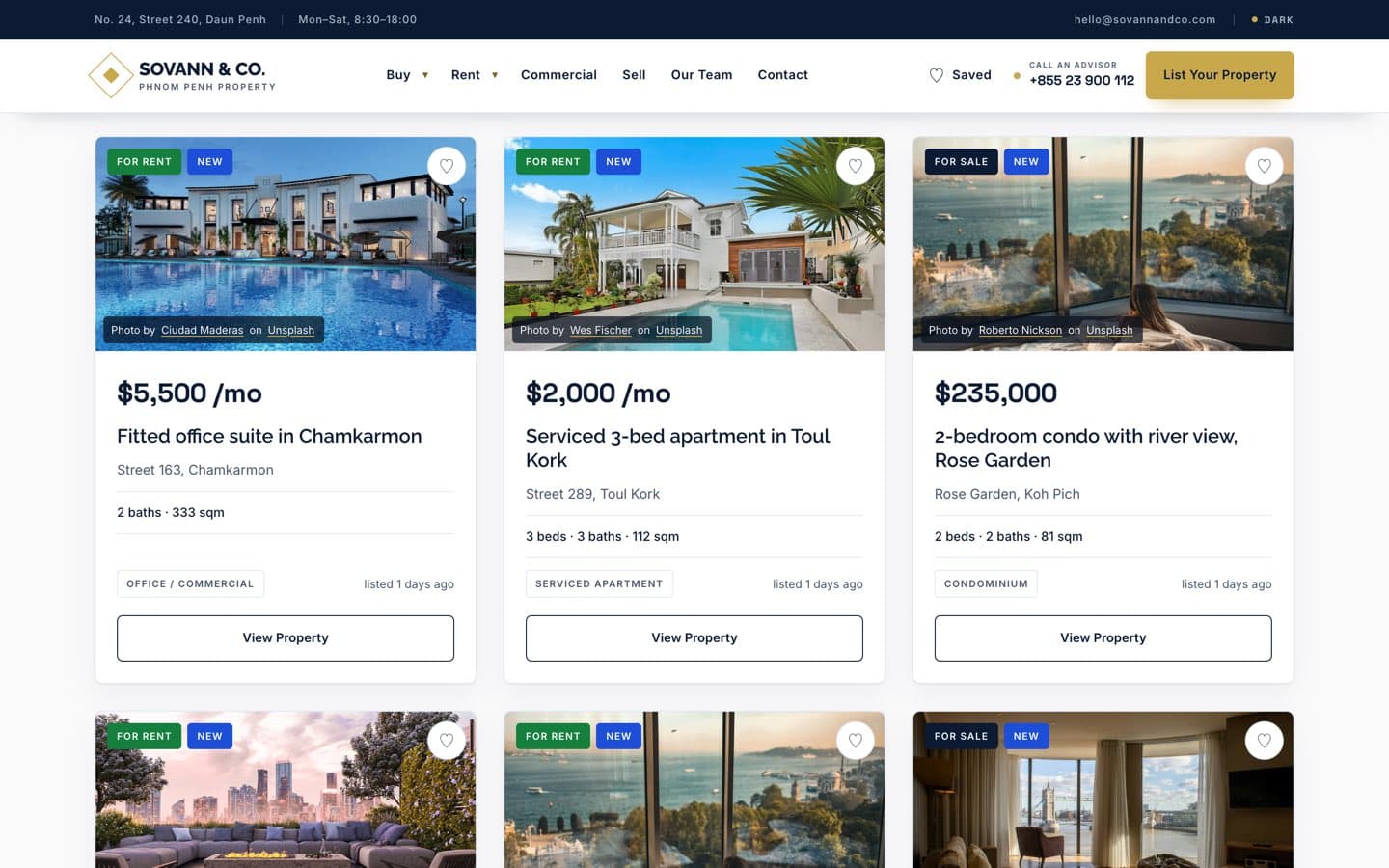 Sovann & Co. — property agency - Screenshot 1
